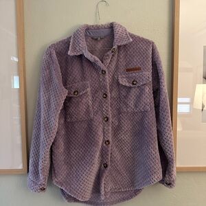 Simply Southern Lavender Fleece Jacket